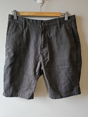 Volcom Men's 31" Charcoal Flat-Front Shorts